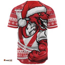 Amazing Aussie St. George Illawarra Dragons Ugly Knit Style For Christmas Game Fans Baseball Shirt