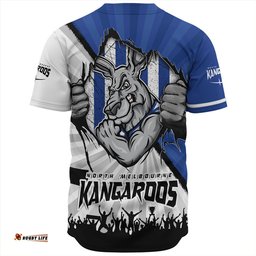 Amazing Aussie North Melbourne Breaking Through Fan Design Baseball Shirt