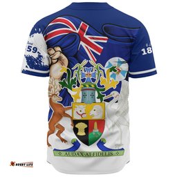 Amazing Aussie Queensland Power Pride And Heritage Crest Baseball Shirt