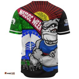 Amazing Aussie Western Bulldogs NAIDOC Week Pride Edition Baseball Shirt