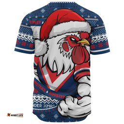 Amazing Aussie Sydney Roosters Ugly Knit Style For Christmas Game Fans Baseball Shirt