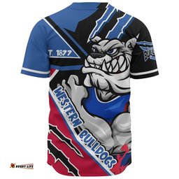 Amazing Aussie Western Bulldogs Battlefield Glory Gear Baseball Shirt