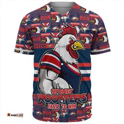Amazing Aussie Sydney Roosters Champion���s Pride Comic Style Baseball Shirt