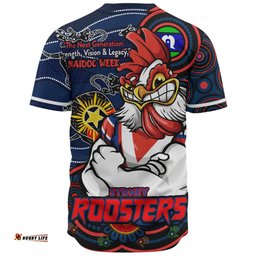 Amazing Aussie Sydney Roosters Spirit Of NAIDOC Series Baseball Shirt