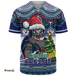 Amazing Aussie New Zealand Warriors Aussie Ugly Christmas For Die Hard Fan Supporters Baseball Shirt