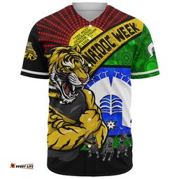 Amazing Aussie Richmond NAIDOC Week Pride Edition Baseball Shirt