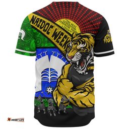 Amazing Aussie Richmond NAIDOC Week Pride Edition Baseball Shirt