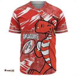St. George Illawarra Dragons Baseball Shirt - Theme Song