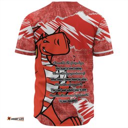 St. George Illawarra Dragons Baseball Shirt - Theme Song