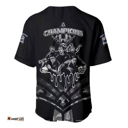 New Zealand Warriors and All Black Baseball Jersey Shirt Go Champions