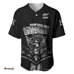 New Zealand Warriors and All Black Baseball Jersey Shirt Go Champions
