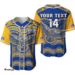 Custom Text And Number Eagles Football Baseball Jersey Shirt West Coast 1986 Aboriginal Sporty Style Ver.02