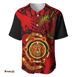 Australia Walk For Yes Baseball Jersey Shirt Say Yes To Australian Indigenous Voice
