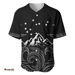 New Zealand Baseball Jersey Shirt Maori Te Iwa o Matariki