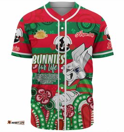 Australia South of Sydney Anzac Day Custom Baseball Jersey Shirt Bunnies For Life Anzac Quotes Shirt 05