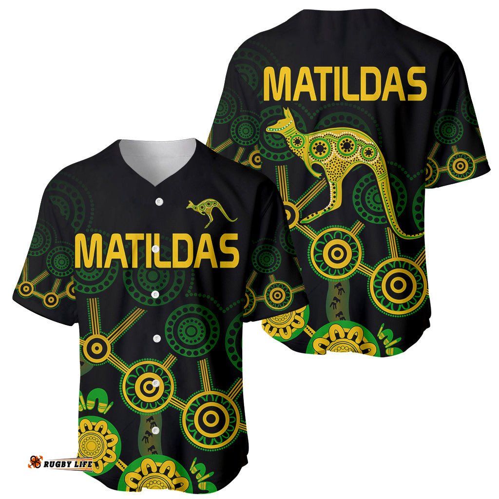 Australia Soccer Baseball Jersey Shirt Matildas World Cup With Kangaroo