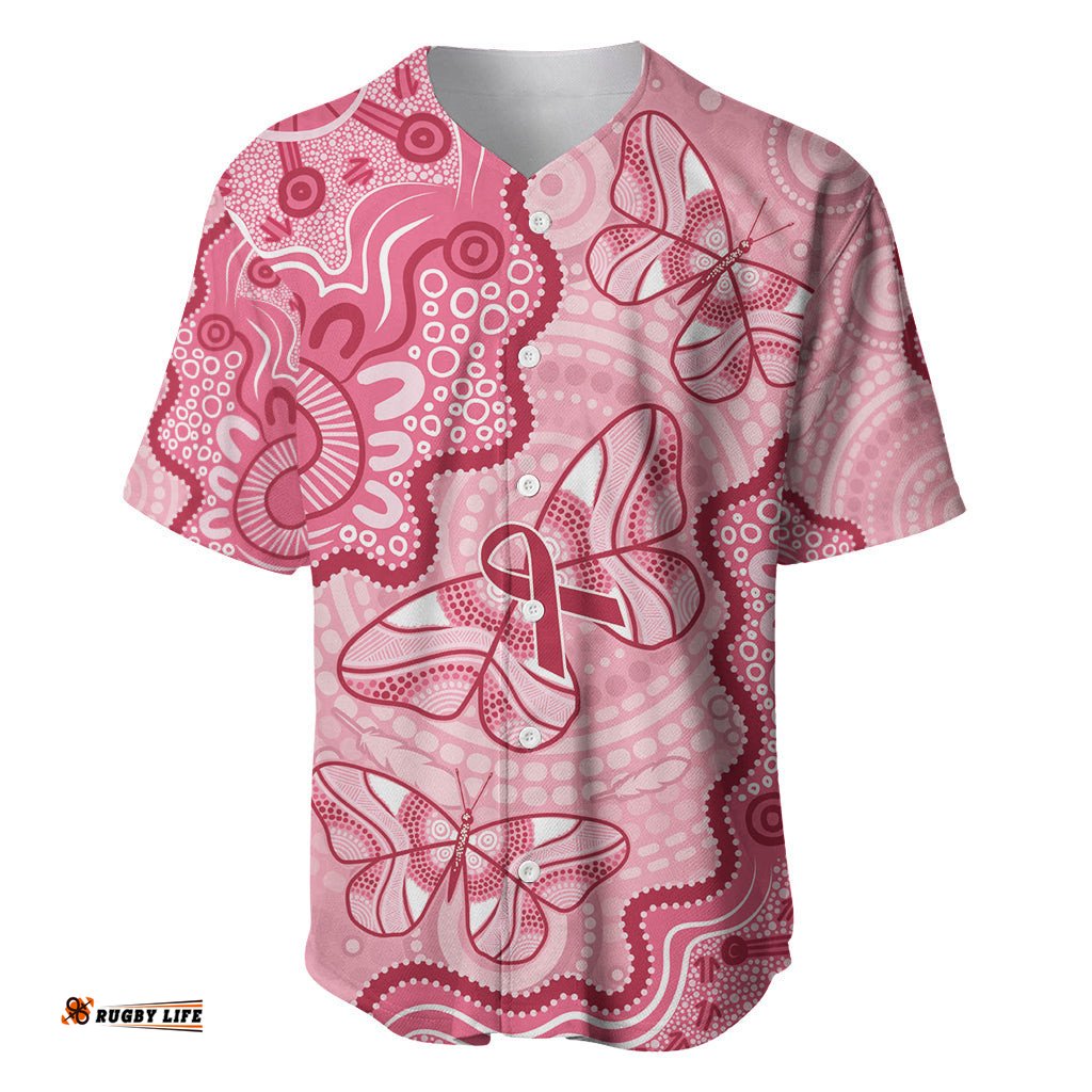 Australia Indigenous Mother's Day Baseball Jersey Shirt Breast Cancer Survivor