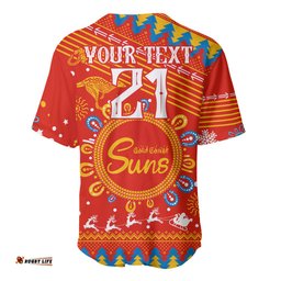 Custom GC Suns Football Baseball Jersey Shirt Christmas Vibe