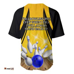 Australia Bowling Baseball Jersey Shirt I Am A Bowling Pin Curve Style