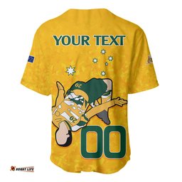 Custom Sam Kerr Matildas Baseball Jersey Shirt Australia Soccer Go World Cup