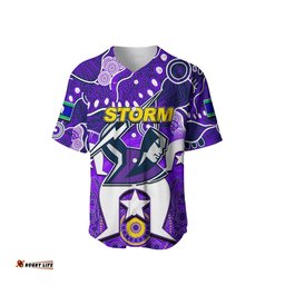 Custom Personalised Storm Torres Strait Islanders Mix Aboriginal Baseball Jersey Shirt