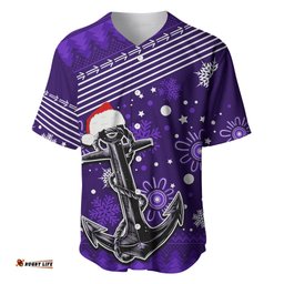 Custom Fremantle Dockers Football Baseball Jersey Shirt Christmas Vibe