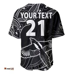 Custom Text And Number Collingwood Magpies Football Baseball Jersey Shirt Pies Founded 1892