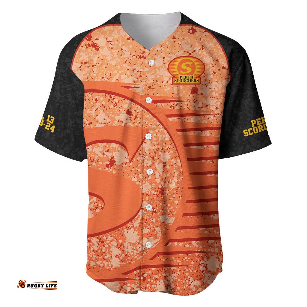 Perth Scorchers Custom Baseball Jersey Shirt BBL Cricket Team 2024