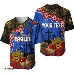 Eagles Football ANZAC Baseball Jersey Shirt Aboriginal Mix Slouch Hat 05