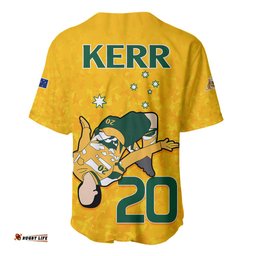 Sam Kerr Matildas Baseball Jersey Shirt Australia Soccer Go World Cup