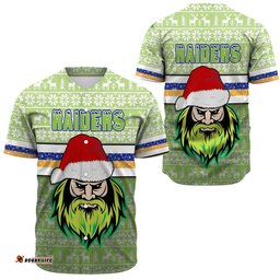 Clothing Canberra Raiders Christmas Baseball Jersey Shirts