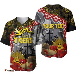 Tigers Football ANZAC Baseball Jersey Shirt Aboriginal Mix Slouch Hat 03