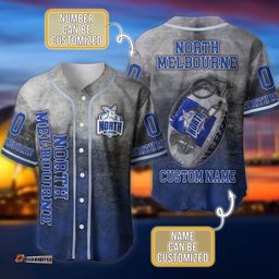 North Melbourne Football Club 3D Personalized Baseball Jersey Shirt AFL