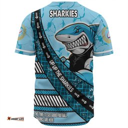 Cronulla-Sutherland Sharks Baseball Shirt - Theme Song For Rugby With Sporty Style