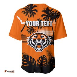 NRL Tigers Baseball Jersey Shirt Summer Vibe Style