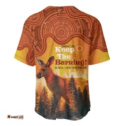 Australian Kangaroo Forests NAIDOC 2024 Baseball Jersey Shirt Aboriginal Art Style