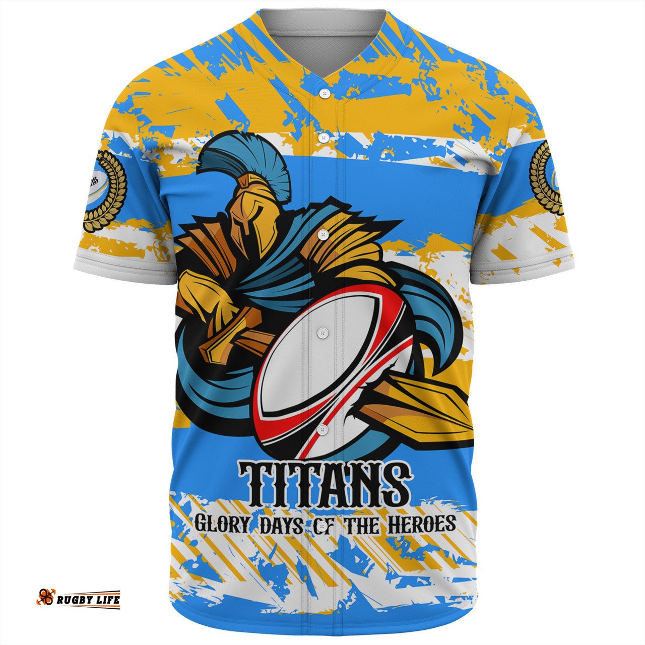 Gold Coast Titans Sport Baseball Shirt - Theme Song Inspired