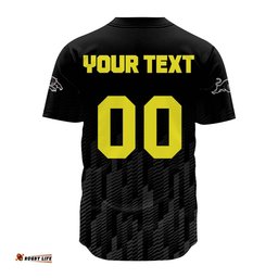 Penrith Panthers Baseball Jersey Shirt Logo Sport Ombre NRL