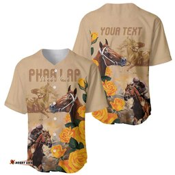 Personalised Melbourne Horse Racing Baseball Jersey Shirt Australia Wonder Horse