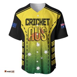 Custom Australia Cricket Baseball Jersey Shirt Kangaroo Champions Go Aussies