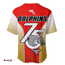 Dolphins Rugby Baseball Jersey Shirt Since 1947 Dynamic Version