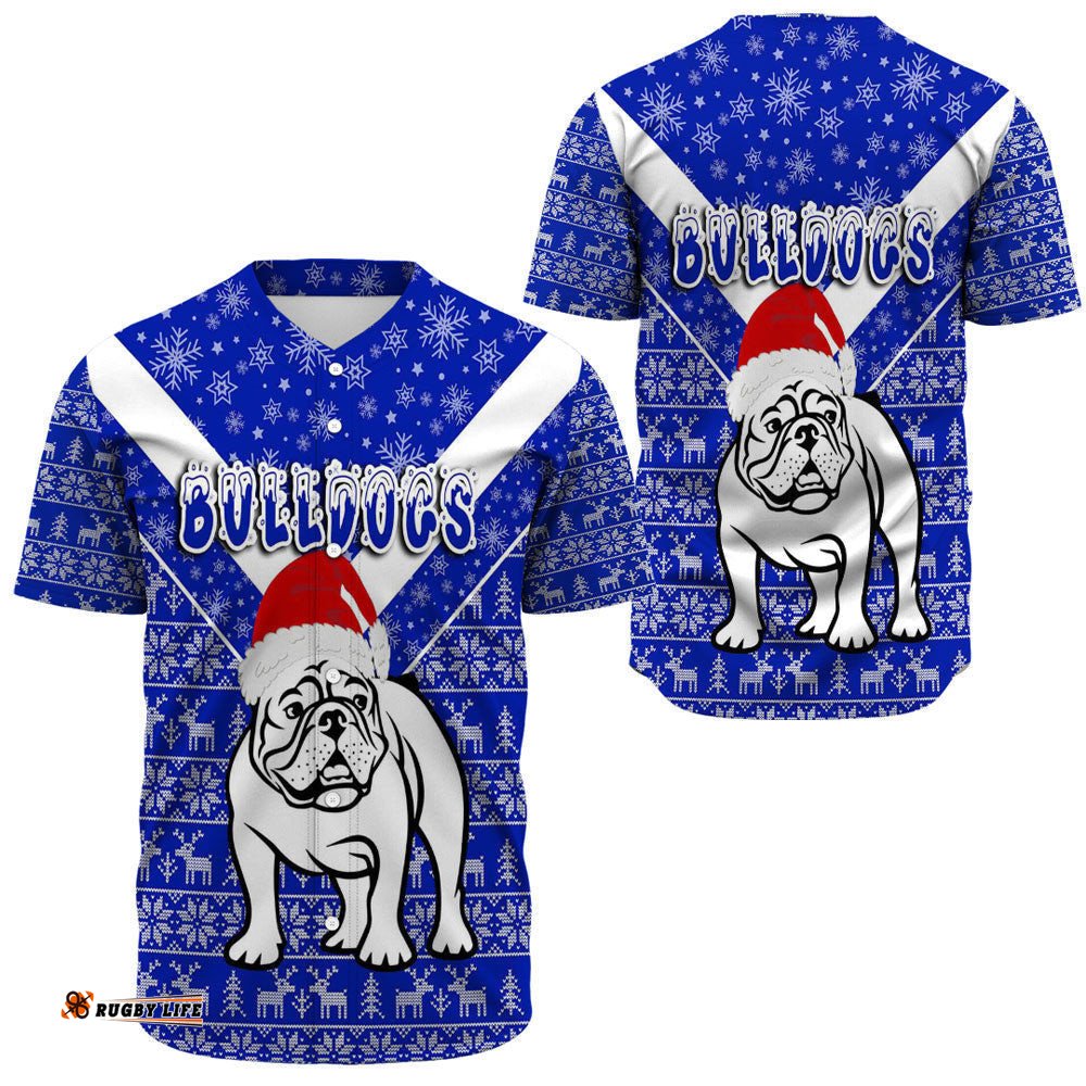 Clothing Canterbury Bankstown Bulldogs Christmas Baseball Jersey Shirts