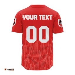 St. George Illawarra Dragons Baseball Jersey Shirt Logo Sport Ombre NRL