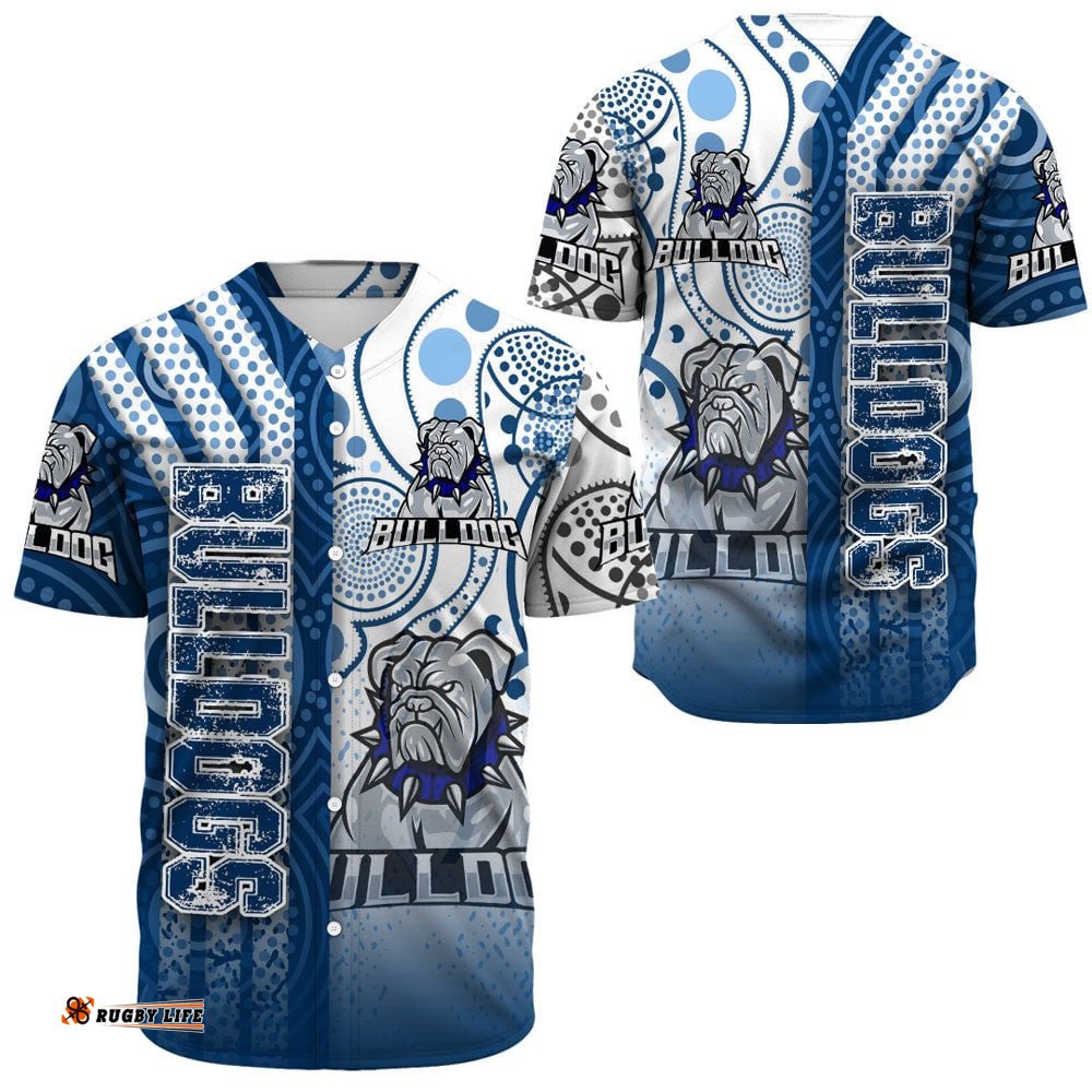 Clothing Canterbury Bankstown Bulldogs Sporty Style Baseball Jersey Shirts