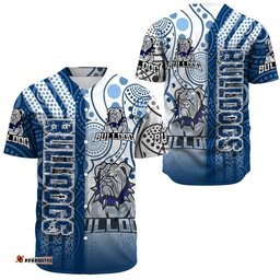 Clothing Canterbury Bankstown Bulldogs Sporty Style Baseball Jersey Shirts