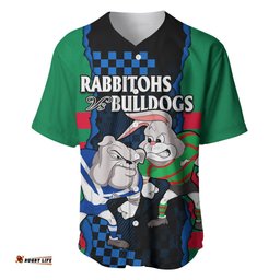 NRL Combine Rabbitohs and Bulldogs Baseball Jersey Shirt 01