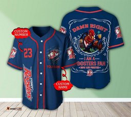 Personalized Sydney Roosters Baseball Jersey Shirt National I Am A Fan Football League Custom NRL