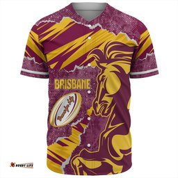Brisbane Broncos Baseball Shirt - Theme Song