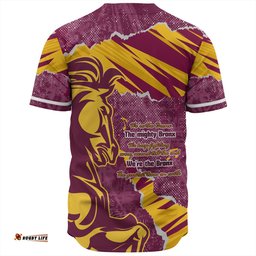 Brisbane Broncos Baseball Shirt - Theme Song