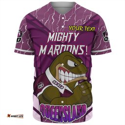 Cane Toads Sport Baseball Shirt - Custom Mighty Maroons